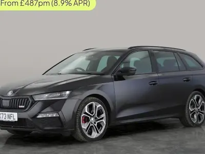 Used Skoda Octavia vRS 200 HP (147 kW) 2023 Black Estate