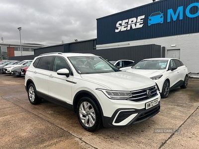 White Used 2022 VW Tiguan Allspace Life SUV | £21,995 (Fair price)