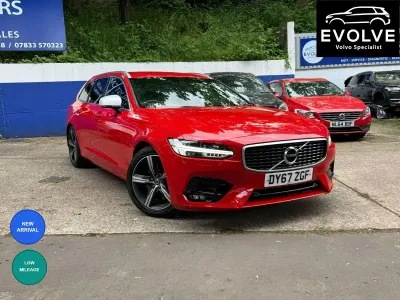 Used Volvo V90 R-Design 235 HP (172 kW) 2017 Red Estate