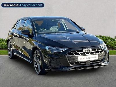 Used Audi A3 Black Edition 150 HP (110 kW) 2025 Black Hatchback