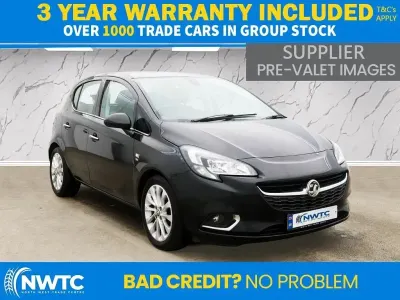 Used Vauxhall Corsa 90 HP (66 kW) 2015 Black Hatchback