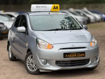Used Mitsubishi Mirage 2012 Silver Hatchback