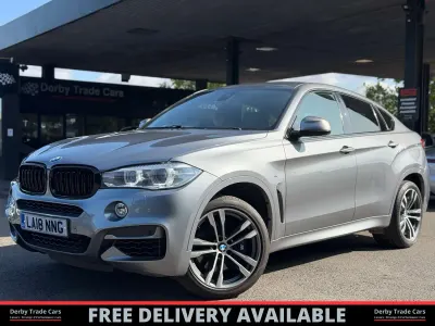 Used BMW X6 381 HP (280 kW) 2018 Grey SUV