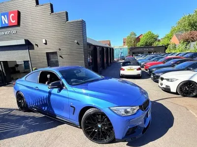 Begagnad BMW 420 M Sport 2015 Blå Sportkupé