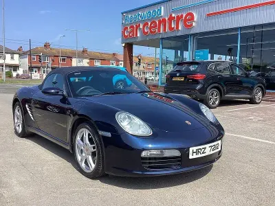 Used Porsche Boxster 245 HP (180 kW) 2008 Blue Cabriolet