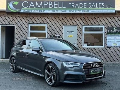 Used Audi A3 S-Line 116 HP (85 kW) 2018 Grey Sedan