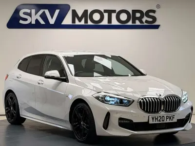 Used BMW 118 M Sport 140 HP (102 kW) 2020 White Hatchback