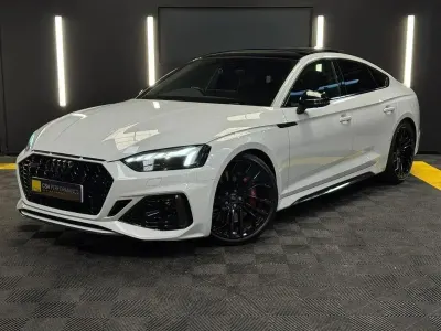 Used Audi RS5 Sportback Comfort 450 HP (330 kW) 2021 White Hatchback