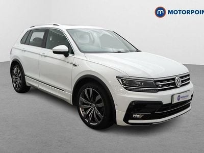 White Used 2019 VW Tiguan R-line SUV | £20,349 (Fair price)