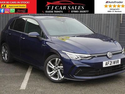 Used VW Golf VII R-line 130 HP (95 kW) 2021 Blue Hatchback