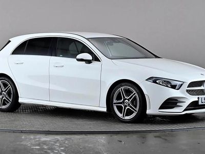 Used Mercedes A180 AMG line 116 HP (85 kW) 2021 White Hatchback