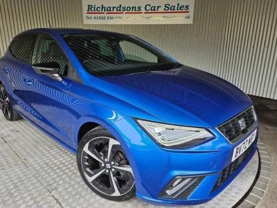 Used Seat Ibiza FR Sport 95 HP (69 kW) 2022 Blue Hatchback