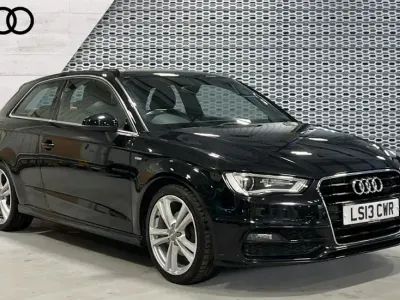 Used Audi A3 S-Line 122 HP (89 kW) 2013 Black