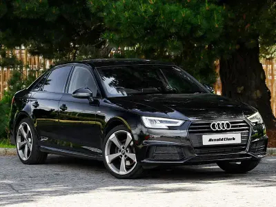 Used Audi A4 Black Edition 190 HP (139 kW) 2018 Black Coupe