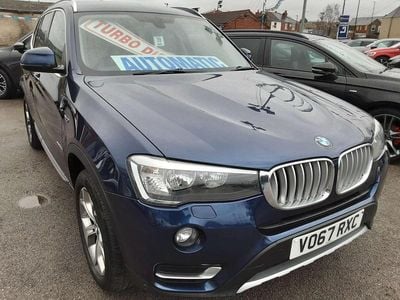 Blue Used 2017 BMW X3 xLine SUV | £10,480 (Fair price)