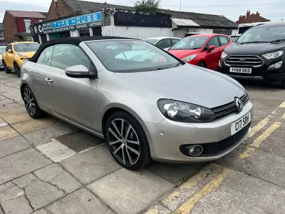 Used VW Golf Cabriolet GT 105 HP (77 kW) 2014 Silver Cabriolet