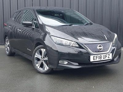 Used Nissan Leaf N-Connecta 110 kW (150 HP) 2018 Black Hatchback