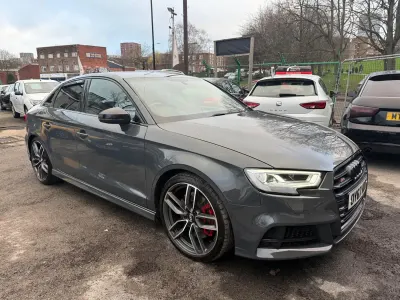 Used Audi A3 Black Edition 2017 Grey Sedan
