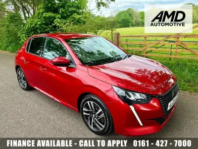 Used Peugeot 208 Allure 100 HP (73 kW) 2021 Red Hatchback