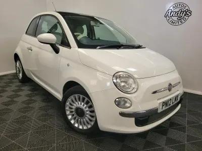 Gebraucht Fiat 500 Lounge 69 PS (50 kW) 2012 Weiß Kleinwagen