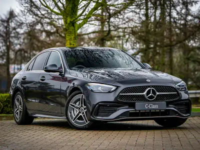 Uusi Mercedes C220 AMG line 197 HP (144 kW) 2025 Musta Sedan