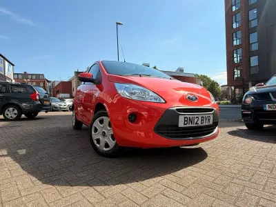 Used Ford Ka 69 HP (50 kW) 2012 Red Hatchback