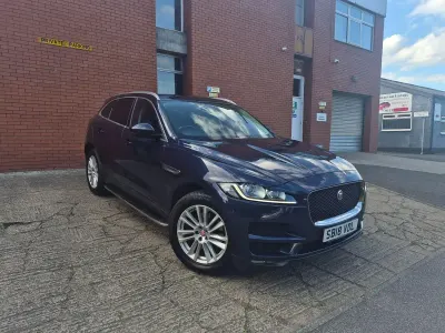 Usado Jaguar F-Pace Portfolio 2018 Azul SUV