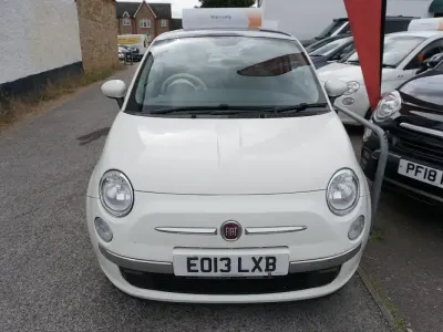 Used Fiat 500 Lounge 69 HP (50 kW) 2013 White Hatchback