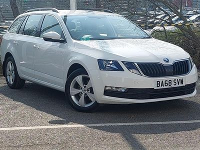 Used Skoda Octavia SE Technology 115 HP (84 kW) 2019 White Estate