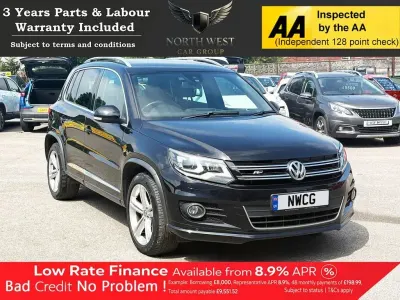 Used VW Tiguan R-line Edition 150 HP (110 kW) 2016 Black SUV