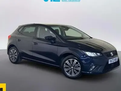 Used Seat Ibiza SE 95 HP (69 kW) 2022 Blue Hatchback
