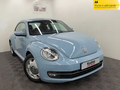 Used VW Beetle Design 150 HP (110 kW) 2015 Blue Hatchback