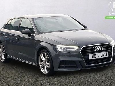 Grey Used 2017 Audi A3 Sportback S-Line Hatchback | £14,599 (Fair price)