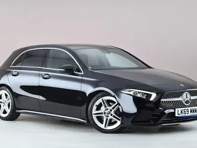 Używany Mercedes A180 AMG line 116 KM (85 kW) 2019 Czarny Hatchback