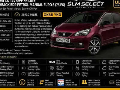Used Seat Mii FR-Line 75 HP (55 kW) 2018 Hatchback