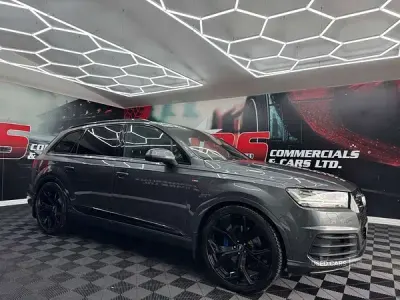 Usado Audi Q7 S-Line 286 HP (210 kW) 2018 Cinzento SUV