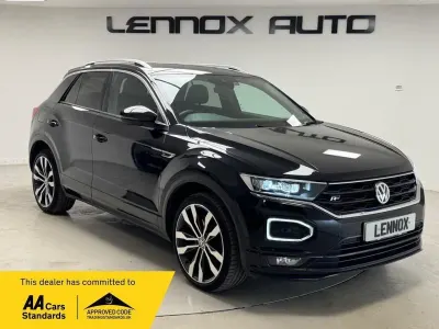 Used VW T-Roc R-line 150 HP (110 kW) 2020 Black SUV