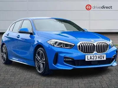 Used BMW 118 M Sport 136 HP (100 kW) 2023 Blue Hatchback