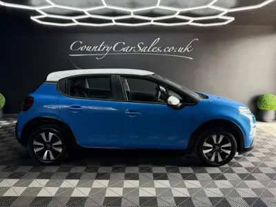 Used Citroën C3 Feel 82 HP (60 kW) 2018 Blue Hatchback