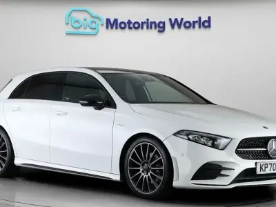 Used Mercedes A200 Exclusive 150 HP (110 kW) 2020 White Hatchback