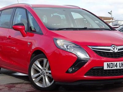 Used Vauxhall Zafira Tourer SRi 165 HP (121 kW) 2014 Red MPV