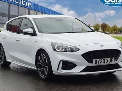 Used Ford Focus ST-Line X 125 HP (91 kW) 2020 White Hatchback
