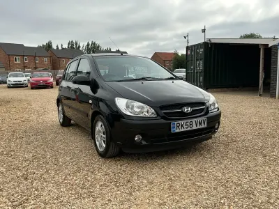 Used Hyundai Getz 97 HP (71 kW) 2008 Black Hatchback