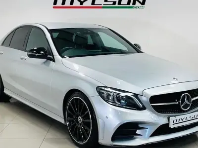 Used Mercedes C220 AMG Line Premium 194 HP (142 kW) 2019 Silver Sedan