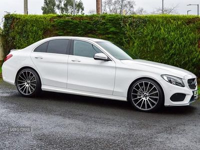 White Used 2018 Mercedes C250 AMG line Sedan | £15,950 (Good price)