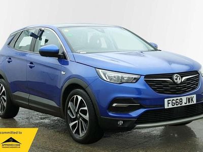 Used Vauxhall Grandland X Elite 130 HP (95 kW) 2018 Blue SUV
