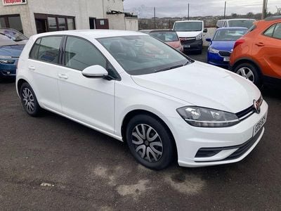Used VW Golf VII S 125 HP (91 kW) 2018 White Hatchback