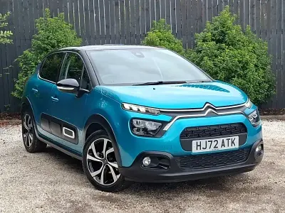 Used Citroën C3 PureTech 83 HP (61 kW) 2022 Blue Hatchback