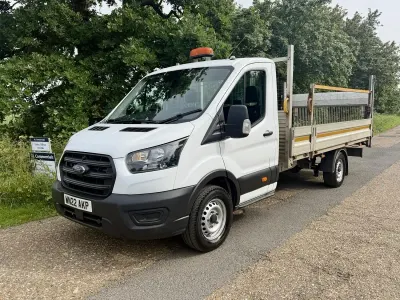 Used Ford Transit 130 HP (95 kW) 2022 White Cabriolet