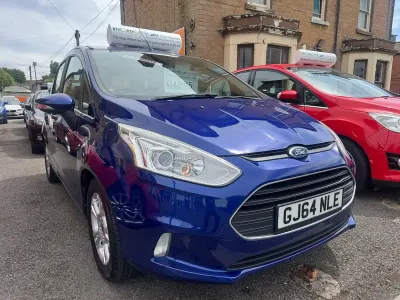 Used Ford B-MAX Zetec 90 HP (66 kW) 2014 Blue MPV